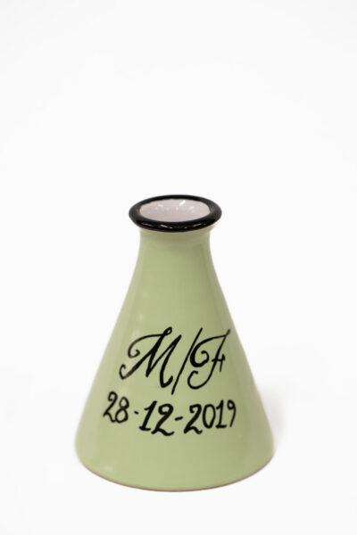 Vaso in ceramica dipinto a mano