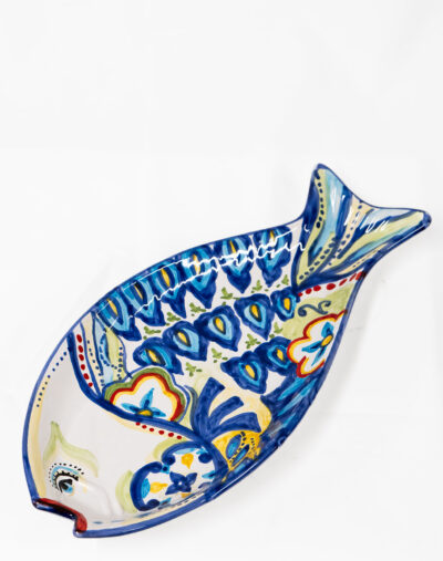 Vassoio in ceramica Dipinto a mano