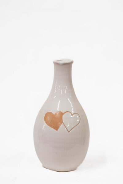 Vaso in ceramica dipinto a mano